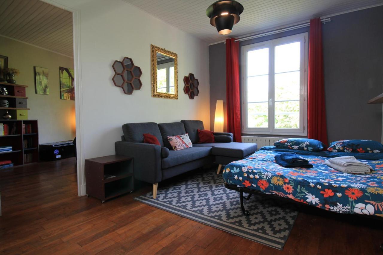 Disponible - Appartement Entier - Ligne H 15Mn Paris-Gare Du Nord, Parking Rue Gratuit, 4 Pers, Station De Train En Face Toutes Les 15Mn, Hippodrome, Cdfas, Universite, Borne Electrique, 1Er Etage Eaubonne Εξωτερικό φωτογραφία